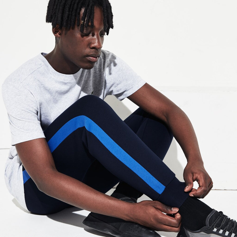 Mens   SPORT Colorblock Fleece Sweatpants | Lacoste Navy Blue / Blue / Navy Blue • Pz8