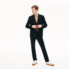 Mens   Straight-Cut Wool Jacket | Lacoste Navy Blue • Mxq