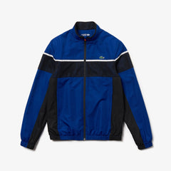 Mens   SPORT Tech Jersey Tennis Track Suit | Lacoste Blue / Black / White / Red • Ye9