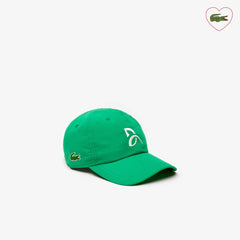 Mens   Support With Style Collection for Novak Djokovic Tennis Cap | Lacoste Green • S6W