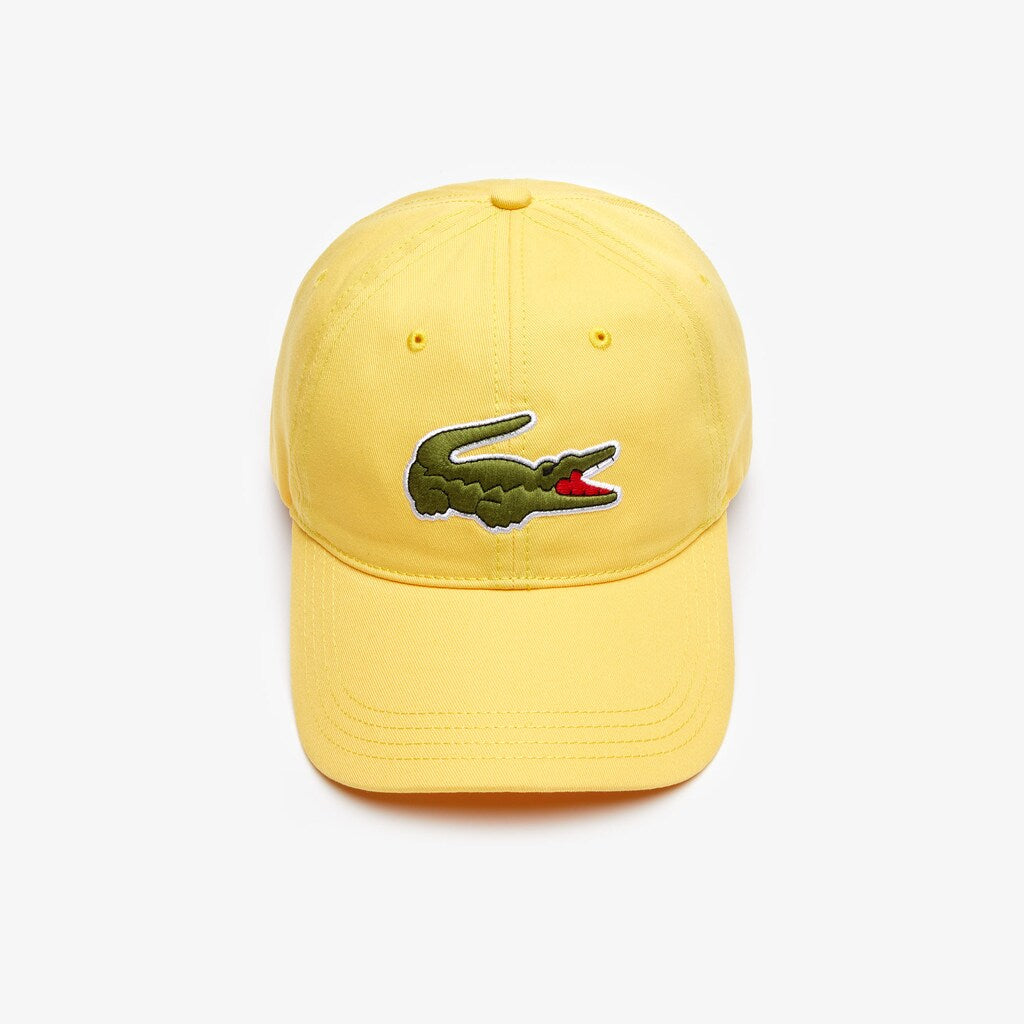 Mens   Oversized-Croc Cap | Lacoste Yellow • Z0A