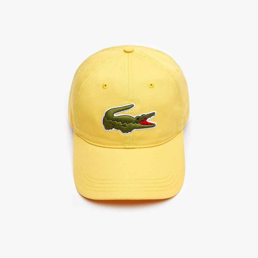 Mens   Oversized-Croc Cap | Lacoste Yellow • Z0A