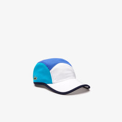 Mens   SPORT Lightweight Color-Block Tennis Cap | Lacoste Blue / White / Turquoise / Navy Blue • Xql