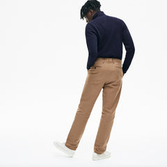 Mens   Zip Stand-Up Collar Ribbed Sweatshirt | Lacoste Navy Blue • L6L
