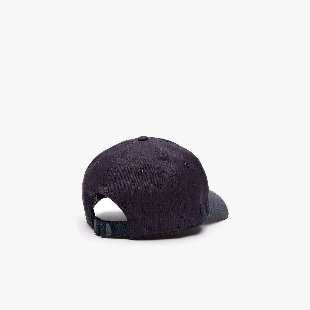 Mens   Mixed-Materials Cap | Lacoste Navy Blue • Une