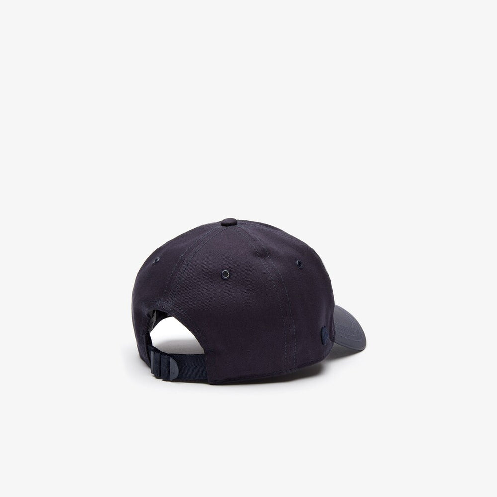 Mens   Mixed-Materials Cap | Lacoste Navy Blue • Une