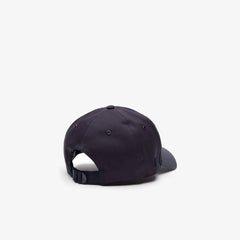 Mens   Mixed-Materials Cap | Lacoste Navy Blue • Une