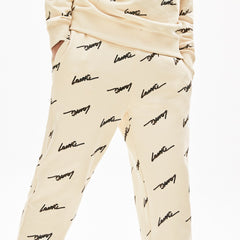 Mens   LIVE Cotton Fleece Sweatpants | Lacoste Beige • Wgu