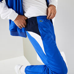 Mens   SPORT Colorblock Jersey-Lined Tracksuit | Lacoste Blue / Navy Blue / White • Yew