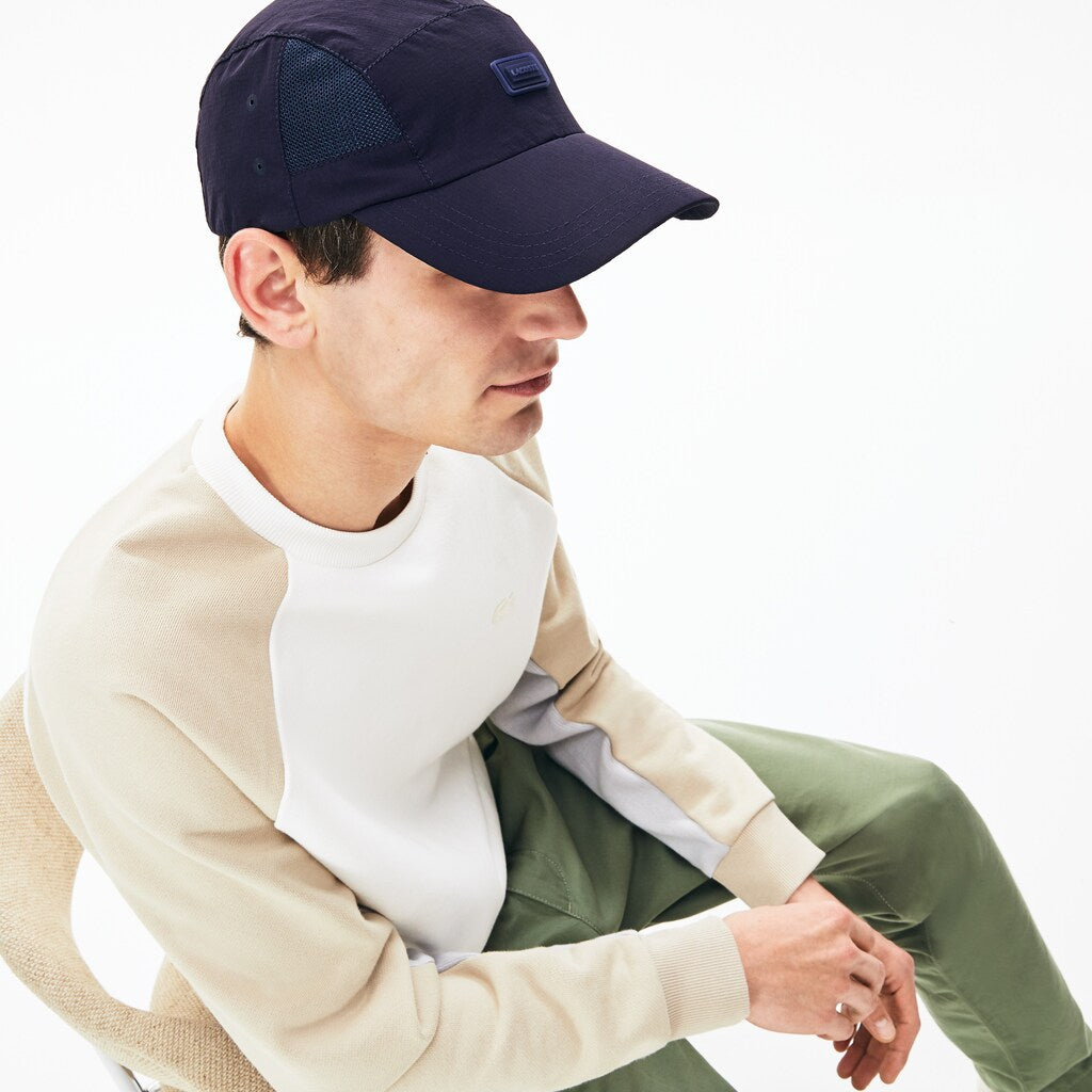 Mens   Motion Nylon Cap | Lacoste Navy Blue • X5E
