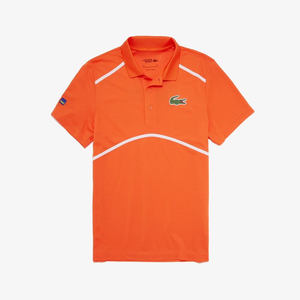 Mens   SPORT Performance Polo | Lacoste Orange / White • 2Rz
