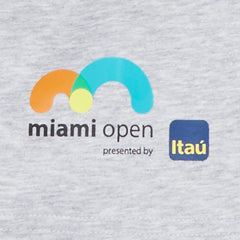 Mens   SPORT Miami Open Crew Neck Graphic Tee | Lacoste Grey Chine • Cca