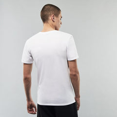 Mens   3 Pack of Plain T-Shirts | Lacoste White • 001