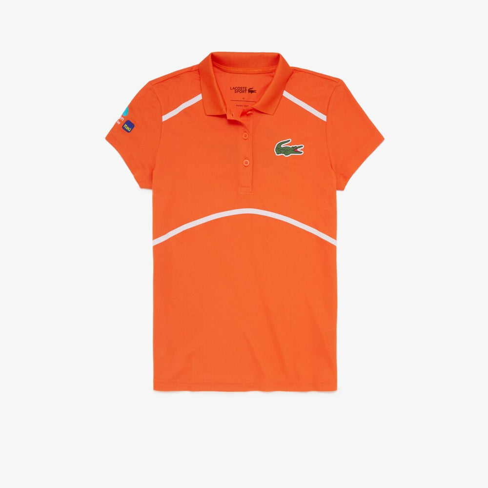 Womens Wo  SPORT Performance Polo | Lacoste Orange / White • 2Rz