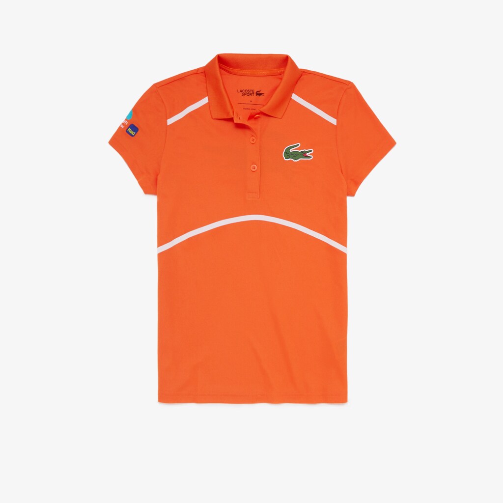 Womens Wo  SPORT Performance Polo | Lacoste Orange / White • 2Rz