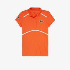 Womens Wo  SPORT Performance Polo | Lacoste Orange / White • 2Rz