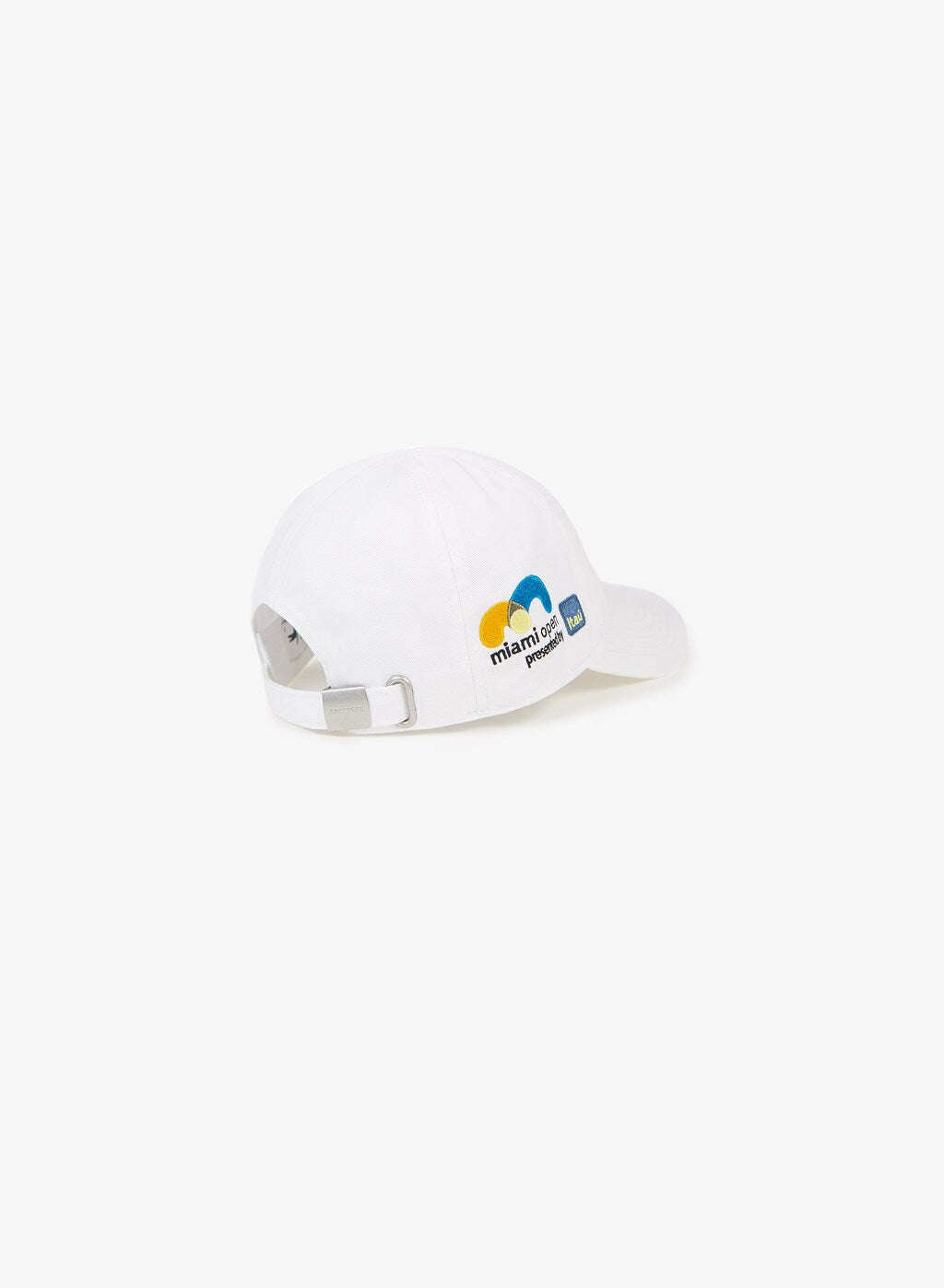 Mens   SPORT Miami Open Cotton Cap | Lacoste White / Orange / Navy Blue • Gnu