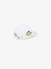 Mens   SPORT Miami Open Cotton Cap | Lacoste White / Orange / Navy Blue • Gnu