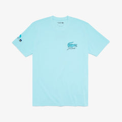 Mens   SPORT Miami Open Crew Neck Graphic Tee | Lacoste Turquoise • 3A3