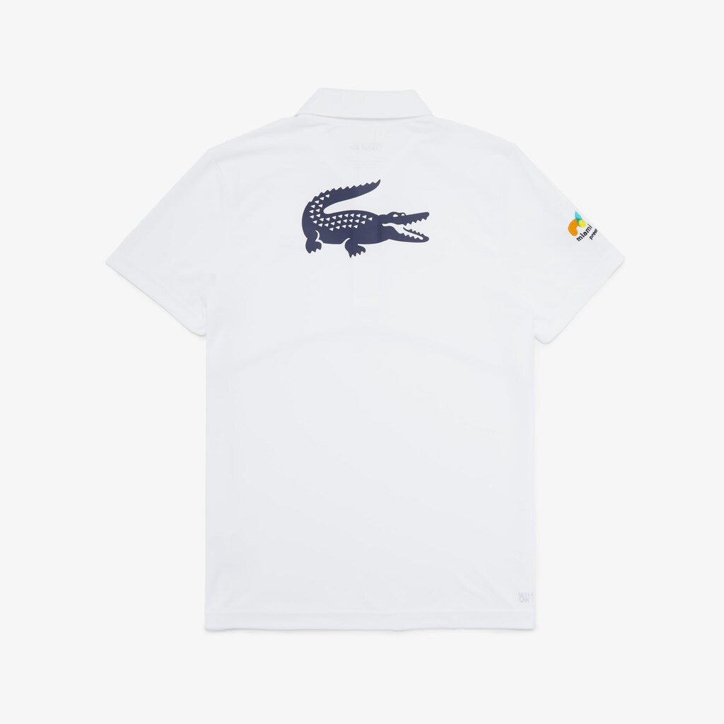 Mens   SPORT Performance Polo | Lacoste White / Navy Blue • 522