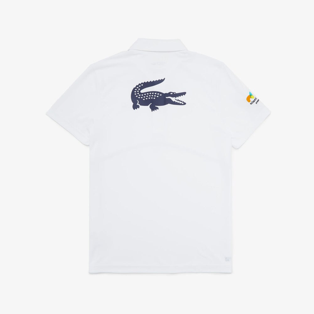 Mens   SPORT Performance Polo | Lacoste White / Navy Blue • 522