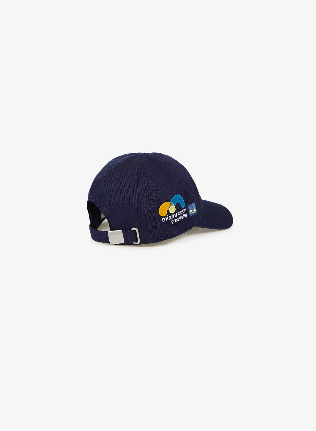 Mens   SPORT Miami Open Cotton Cap | Lacoste Navy Blue / Orange / White • G8F
