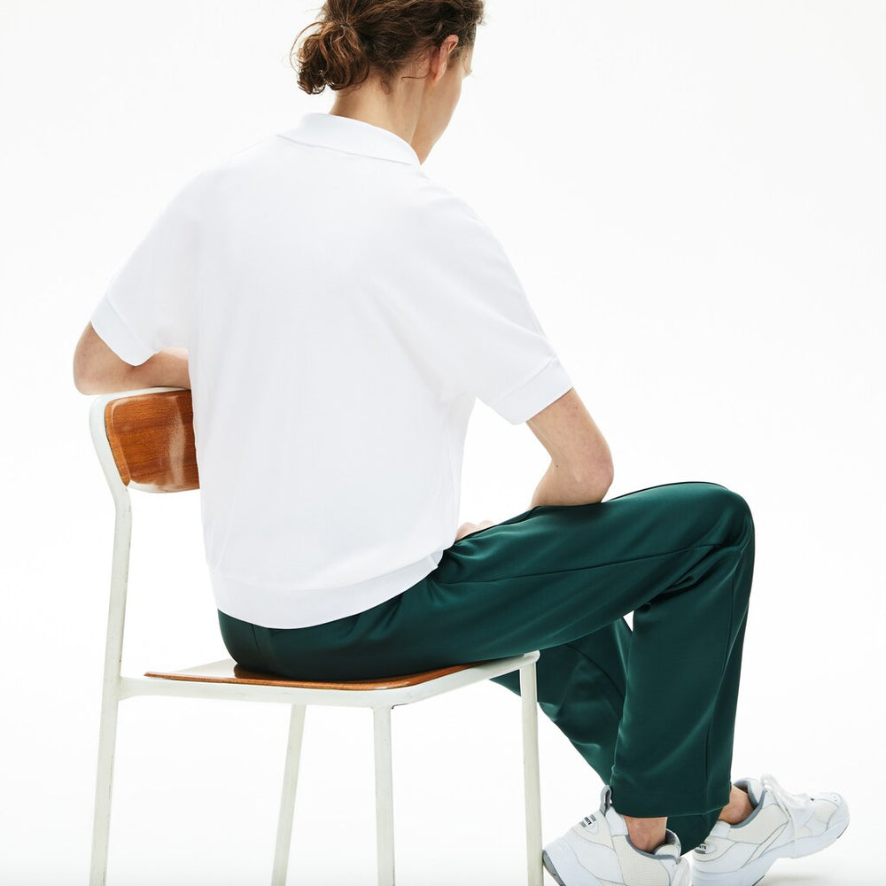 Womens Wo  Relaxed Piqué Polo | Lacoste White • 001