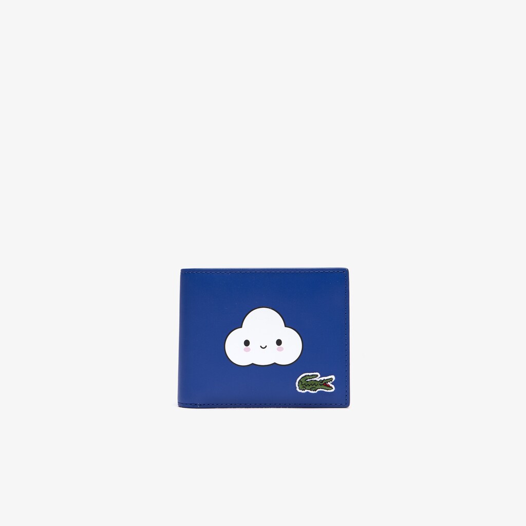 Mens   Lacoste x FriendsWithYou Fun Printed Leather Wallet | Lacoste Petit Nuage • E85
