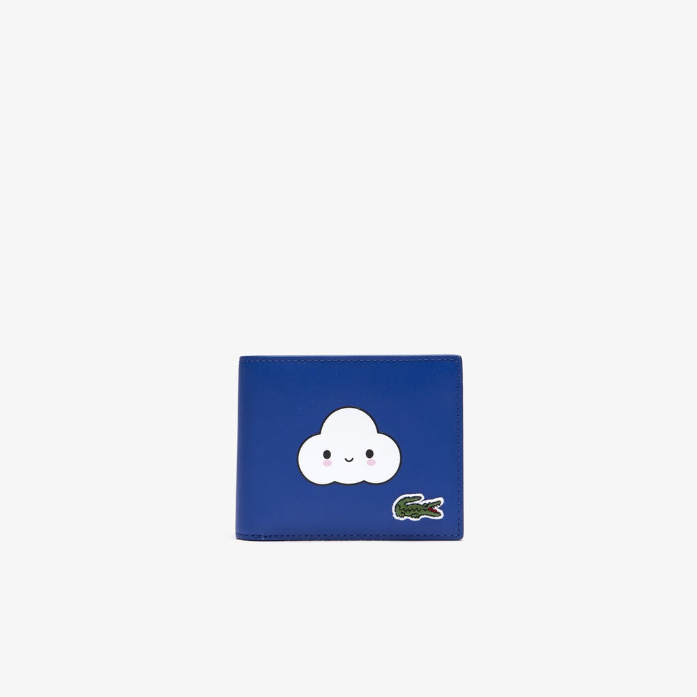 Mens   Lacoste x FriendsWithYou Fun Printed Leather Wallet | Lacoste Petit Nuage • E85
