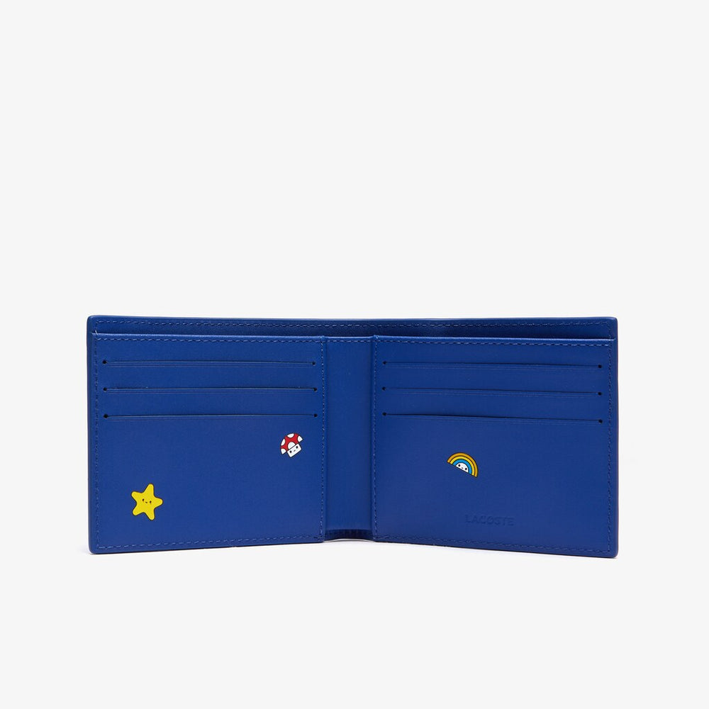 Mens   Lacoste x FriendsWithYou Fun Printed Leather Wallet | Lacoste Petit Nuage • E85