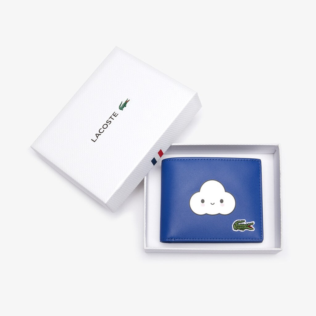 Mens   Lacoste x FriendsWithYou Fun Printed Leather Wallet | Lacoste Petit Nuage • E85