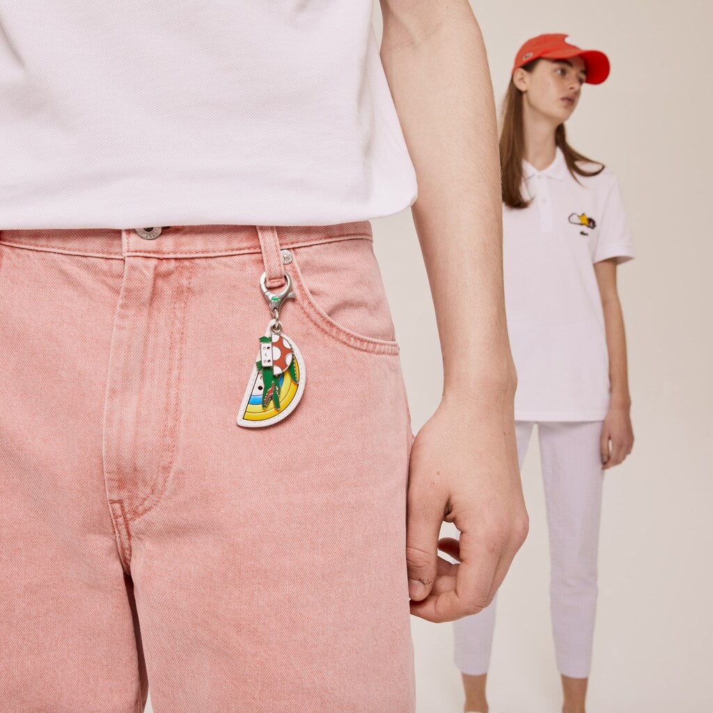 Mens   Lacoste x FriendsWithYou Coloured Metal Charm Keyring | Lacoste Arc En Ciel • E86