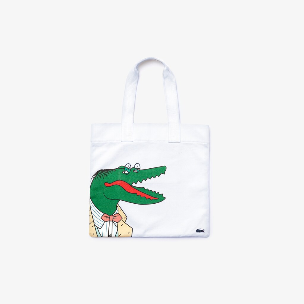 Mens Unisex Lacoste x Jean-Michel Tixier Oversize Croc Tote | Lacoste Pap Croc • E87