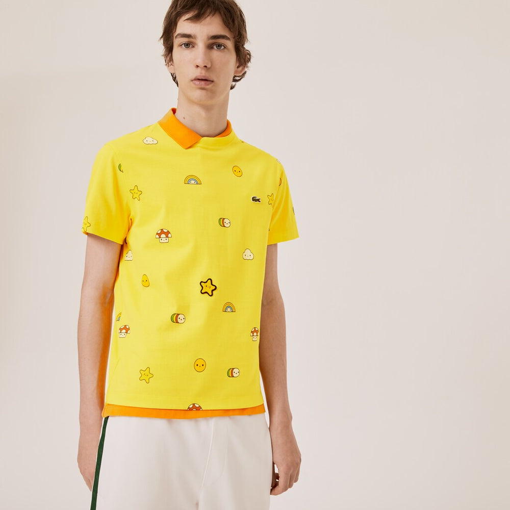 Mens/Womens Unisex Lacoste x FriendsWithYou Limited-Edition Graphic T-shirt | Lacoste Yellow • 7Gc