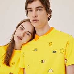 Mens/Womens Unisex Lacoste x FriendsWithYou Limited-Edition Graphic T-shirt | Lacoste Yellow • 7Gc