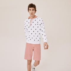 Mens/Womens Unisex Lacoste x Jean-Michel Tixier Print Sweatshirt | Lacoste White • 001