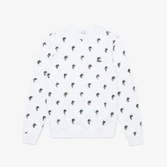 Mens/Womens Unisex Lacoste x Jean-Michel Tixier Print Sweatshirt | Lacoste White • 001