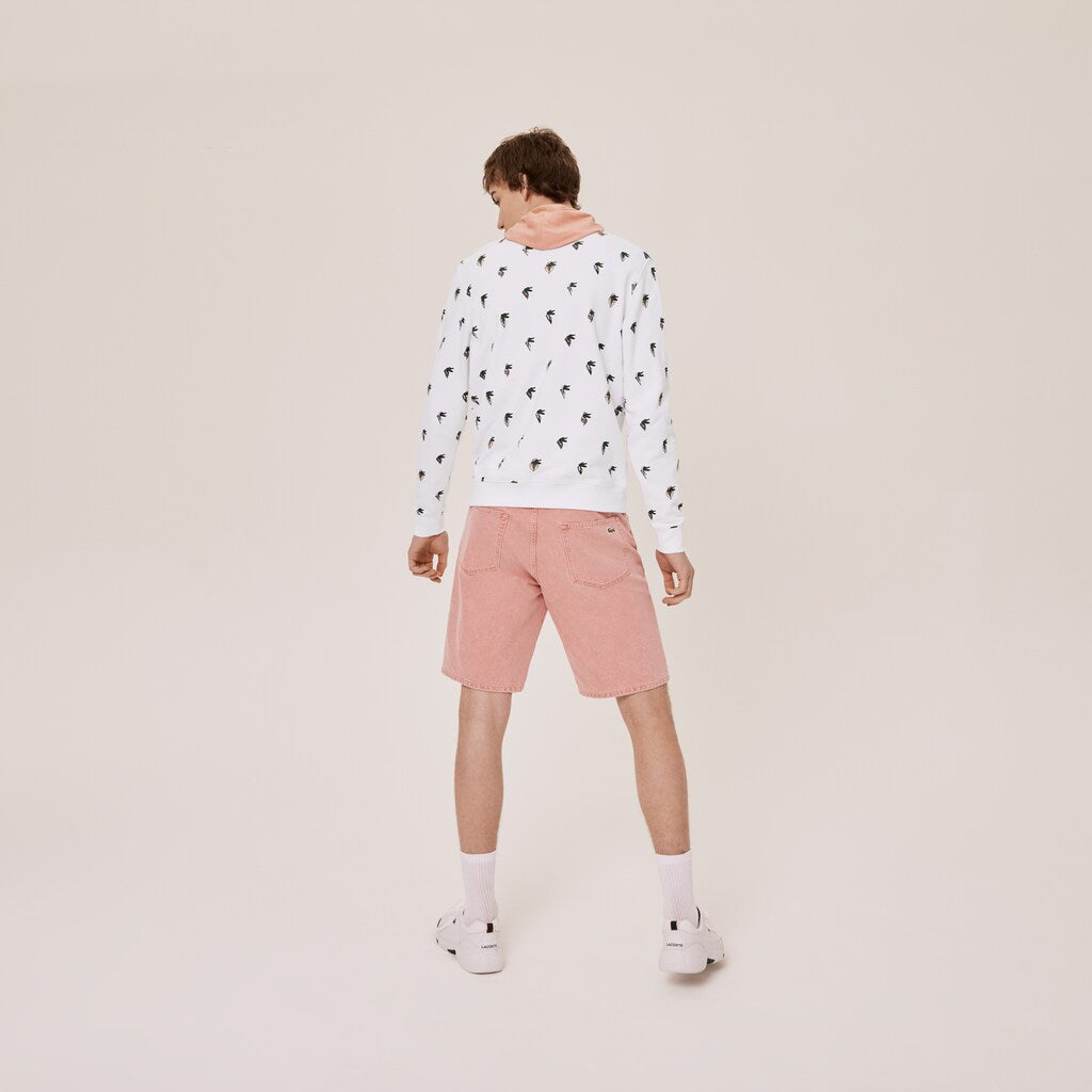 Mens/Womens Unisex Lacoste x Jean-Michel Tixier Print Sweatshirt | Lacoste White • 001