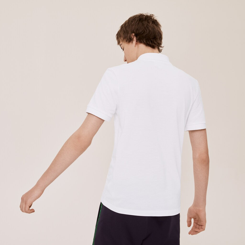 Mens/Womens Unisex Lacoste x Jeremyville Design Classic Fit Polo Shirt | Lacoste White • 001