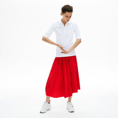 Womens Wo  Classic-Fit Cotton Polo | Lacoste White • 001