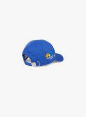 Mens   SPORT Miami Open Cotton Cap | Lacoste Blue / Orange / Navy Blue • Huw