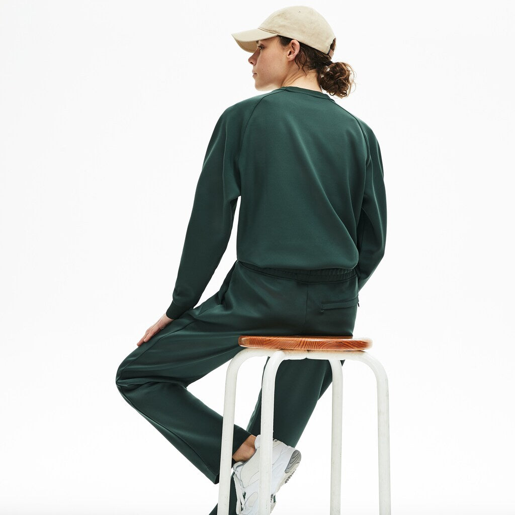 Womens Wo  Classic Crewneck Sweatshirt | Lacoste Dark Green • Yvk