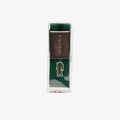 Mens   Woven Fabric Belt | Lacoste Green • 132