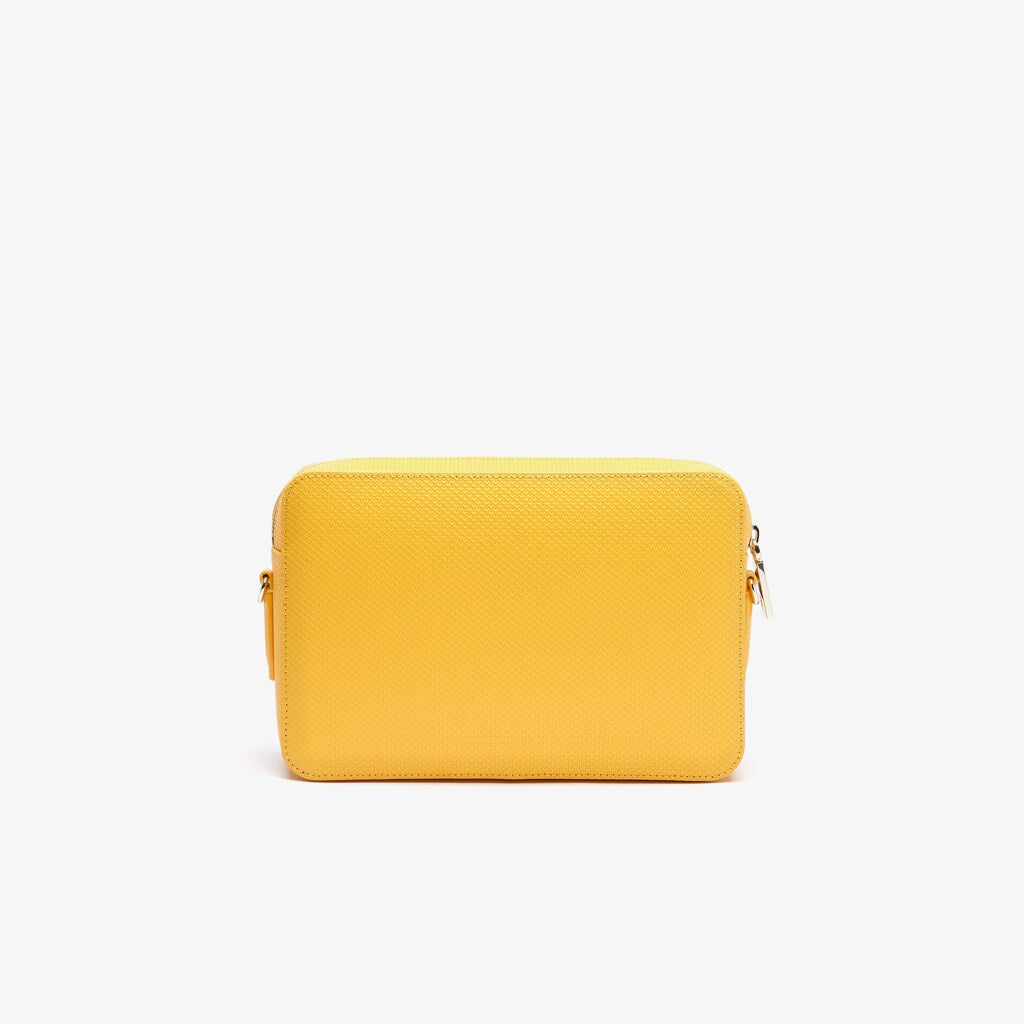 Womens Wo  Chantaco Leather Square Shoulder Bag | Lacoste Samoan Sun • D46