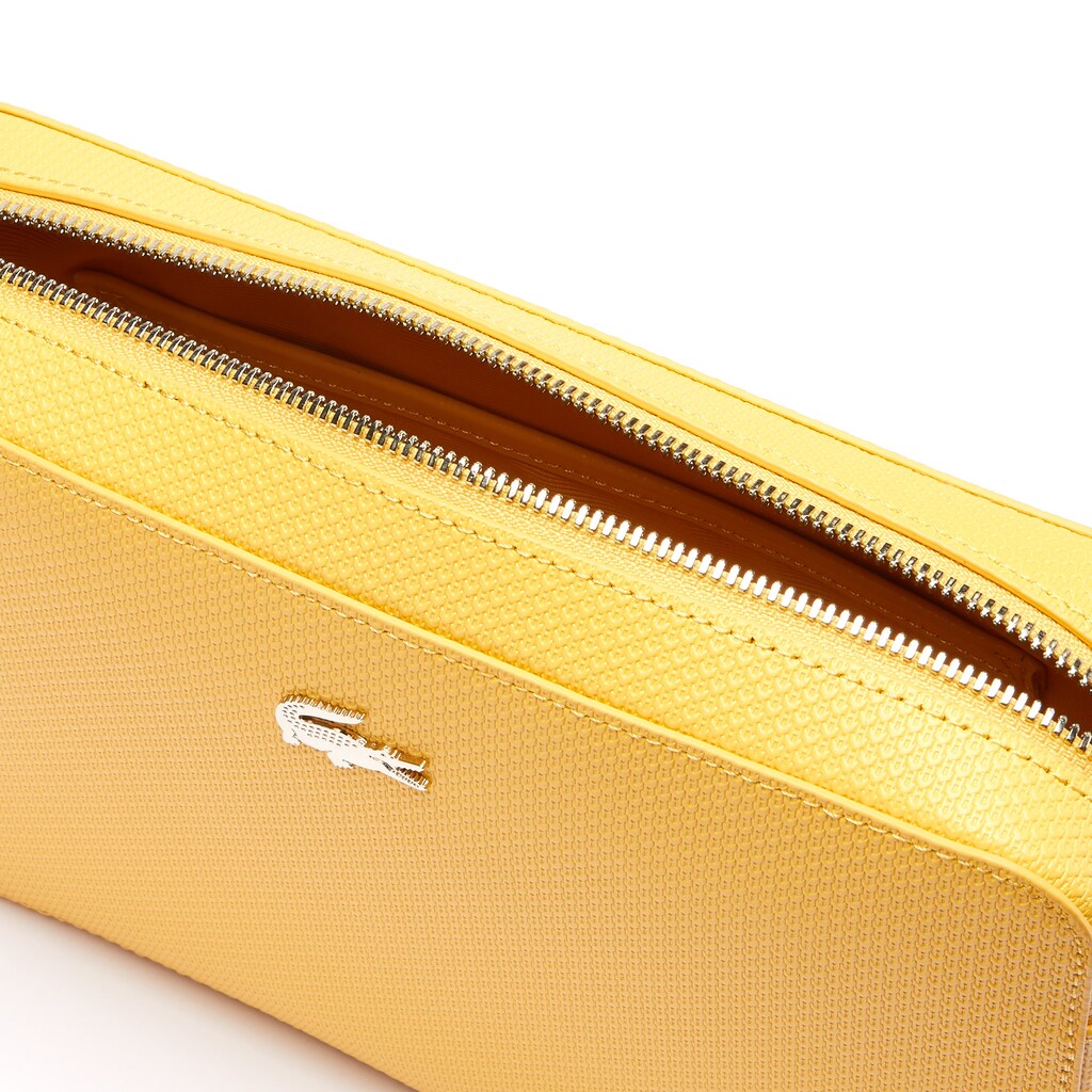 Womens Wo  Chantaco Leather Square Shoulder Bag | Lacoste Samoan Sun • D46