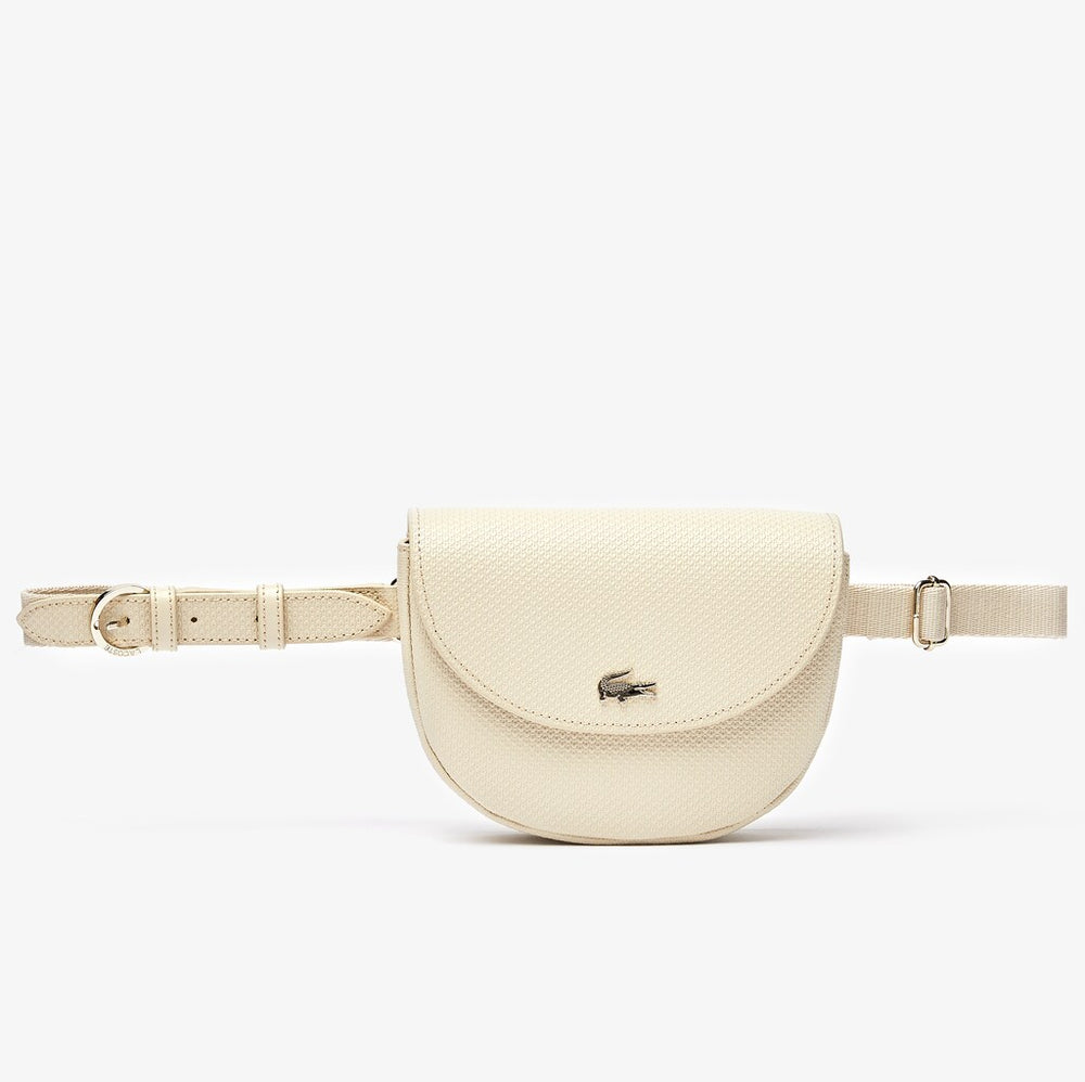 Womens Wo  Chantaco Leather Belt Bag | Lacoste Fog • D47