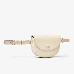Womens Wo  Chantaco Leather Belt Bag | Lacoste Fog • D47