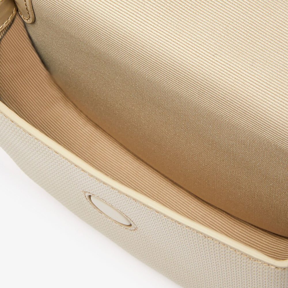 Womens Wo  Chantaco Leather Belt Bag | Lacoste Fog • D47