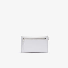 Womens Wo  Chantaco Chain Leather Envelope Wallet | Lacoste Lunar Rock • D48
