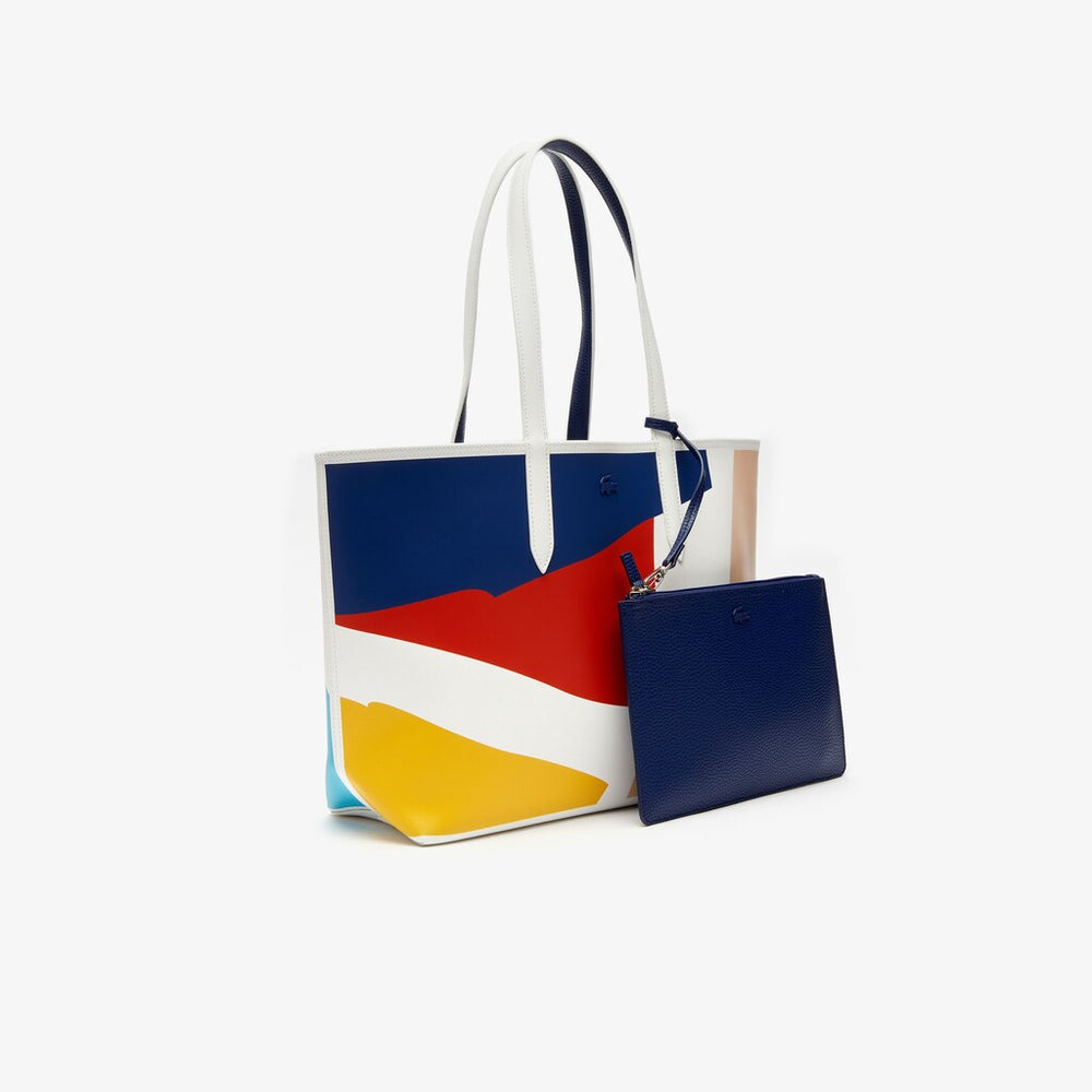 Womens Wo  Anna Removable Pouch Coloured Design Tote | Lacoste Color Bloc Robert George • E42